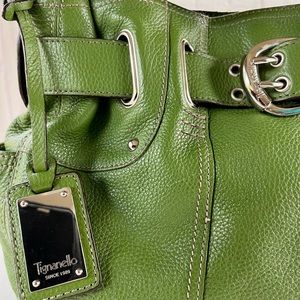 Tignanello olive green bag